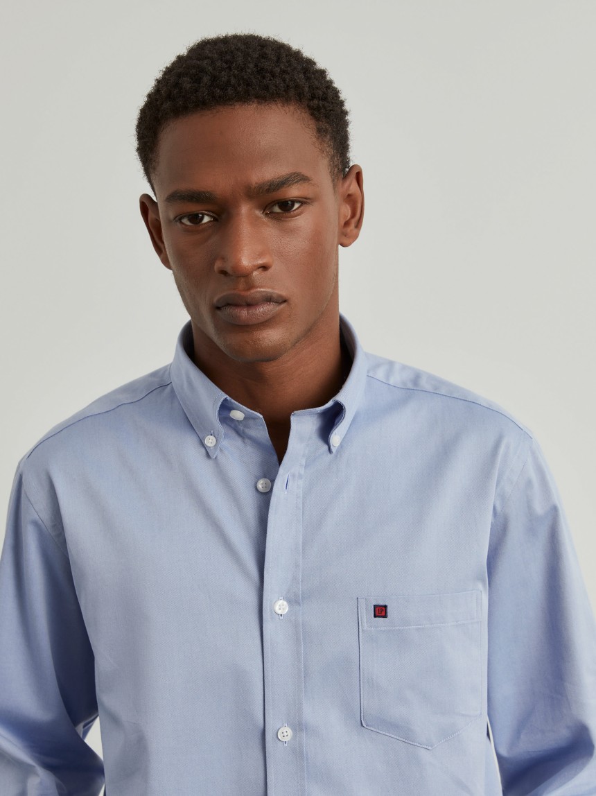 Regular fit cotton shirt
