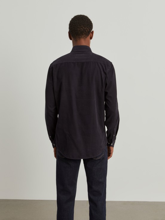 Slim fit corduroy shirt