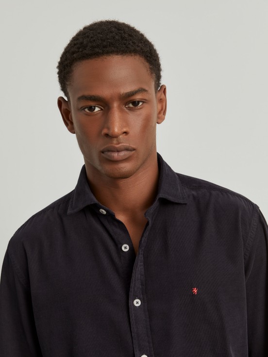 Slim fit corduroy shirt