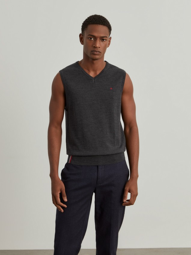 Merino wool vest - Image product