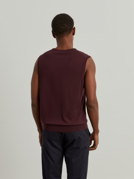 Merino wool vest