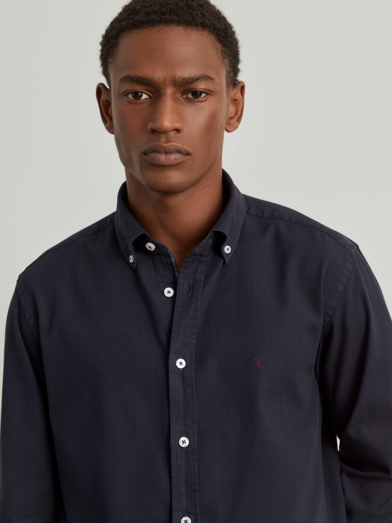 Slim fit cotton shirt