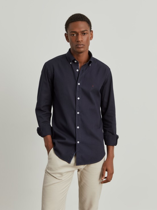 Slim fit cotton shirt