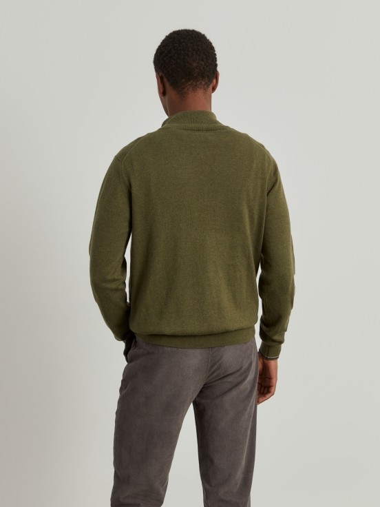 Cotton and cashmere sweater