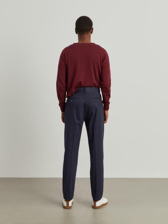 Drawstring chino pants