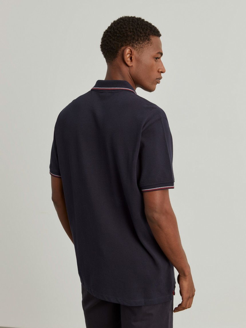 Regular fit piqu� polo shirt