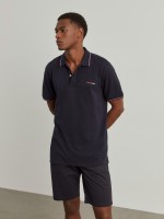 Regular fit piqu� polo shirt
