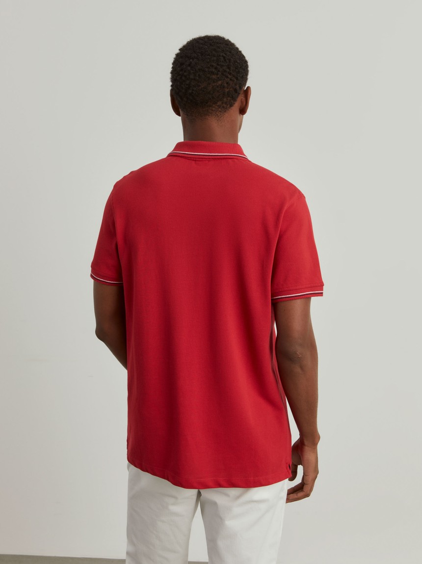 Polo piqu� de algod�o