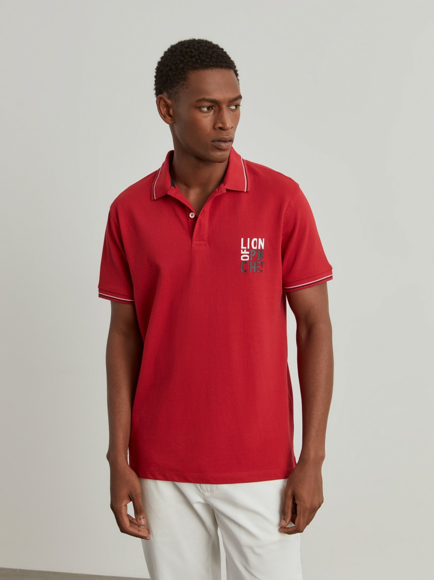 Polo piqu� de algod�o