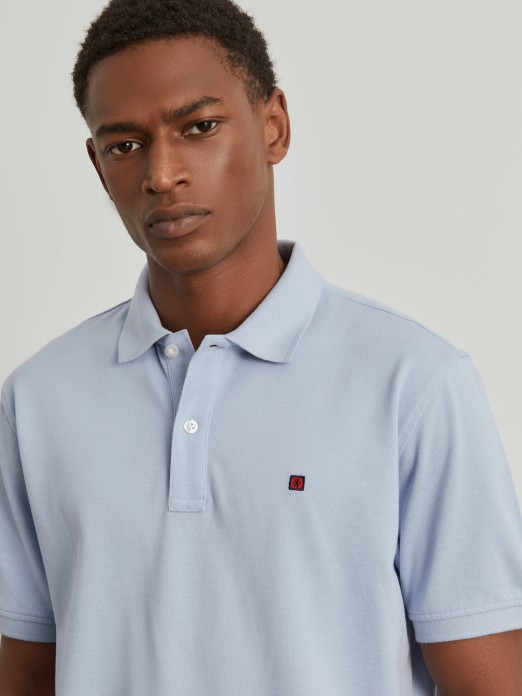 Cotton piqu polo