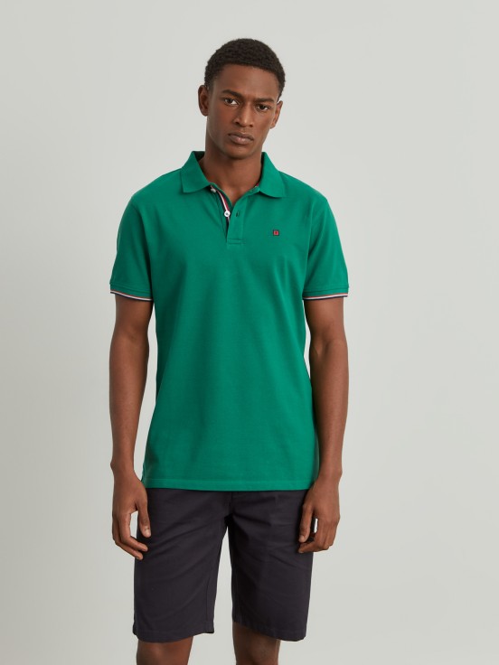 Polo de piqu de corte slim