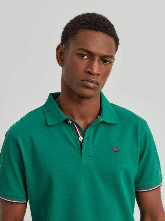 Polo de piqu de corte slim