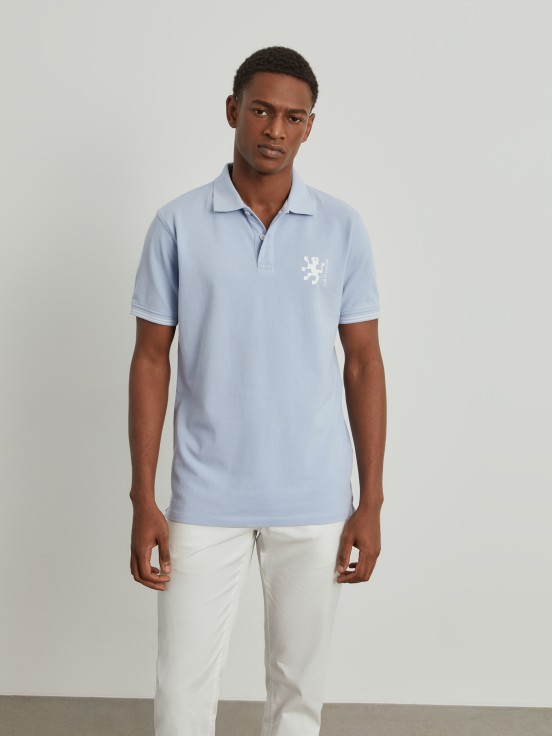 Polo de piqu de corte slim