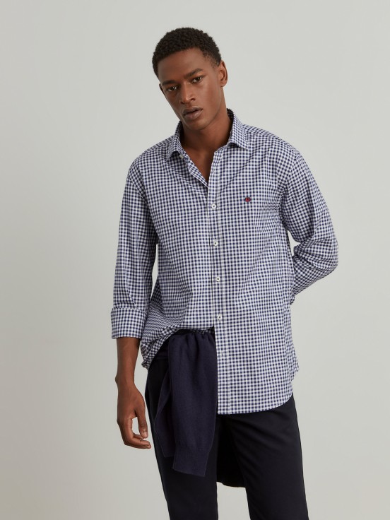 Slim fit square shirt