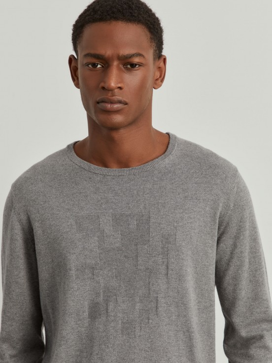 Cotton and cashmere sweater