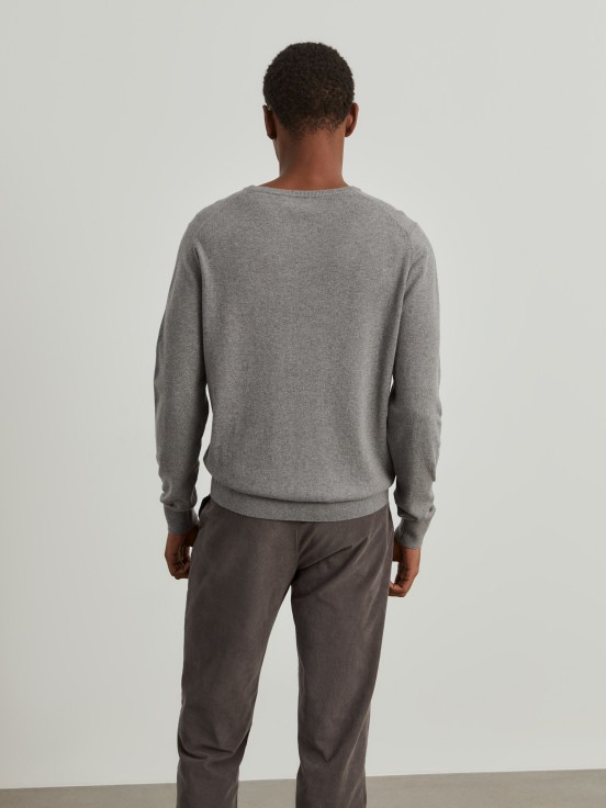 Cotton and cashmere sweater