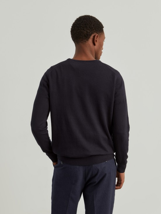 Cotton and cashmere sweater