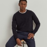 Cotton and cashmere sweater