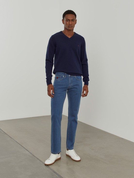 Regular Fit Denim Pants