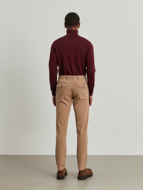 Slim fit chino trousers