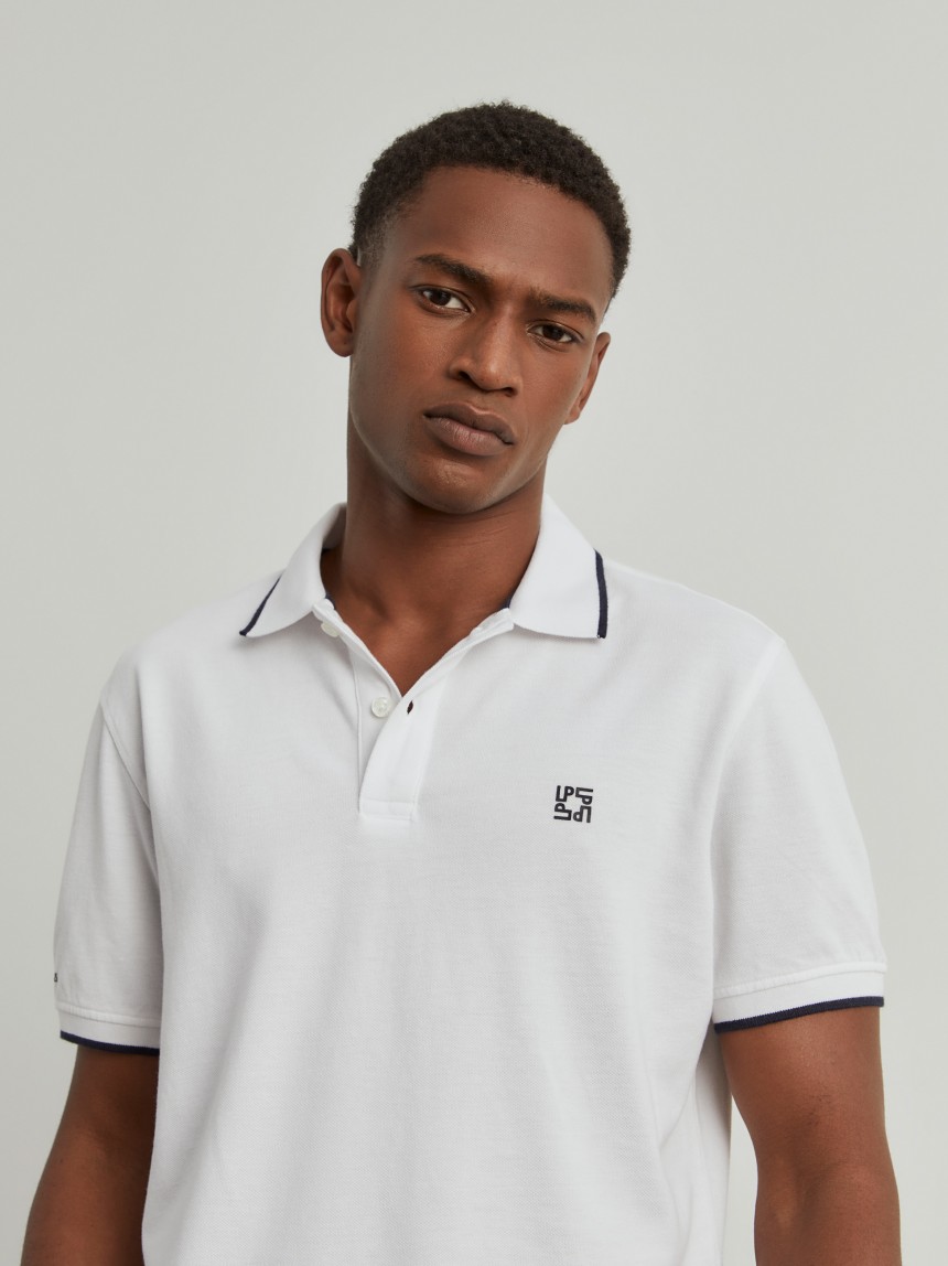 Polo piqu� em algod�o