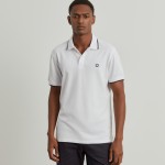 Cotton piqu polo shirt