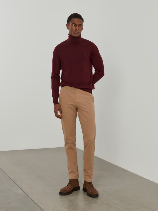 Slim fit chino trousers