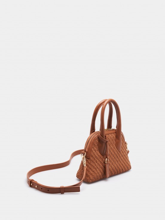 Bolso de mano de cuero