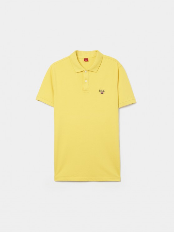 Polo de piqu de corte slim