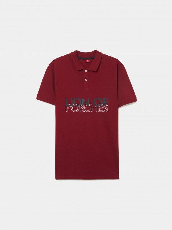 Polo de piqu de corte slim