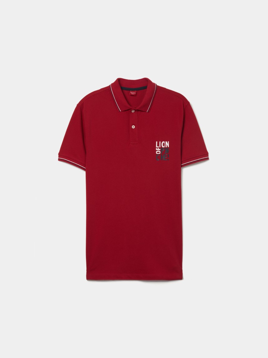 Polo piqu� de algod�o