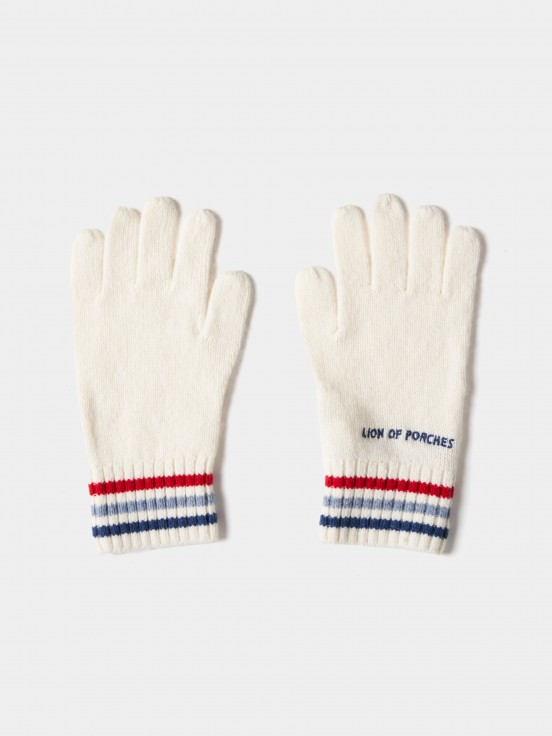 Gloves with cotton and wool