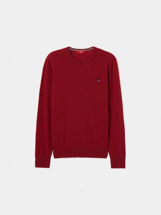 Wool blend pullover