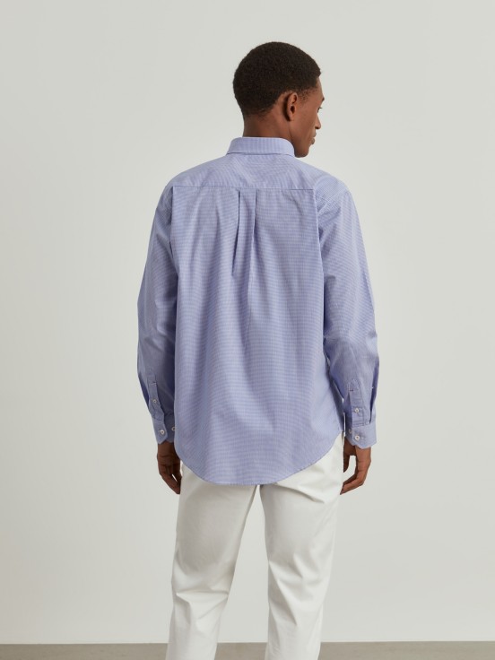 Camisa de cuadros de corte regular