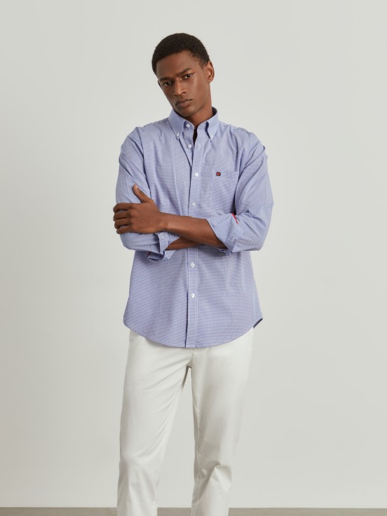 Camisa de cuadros de corte regular