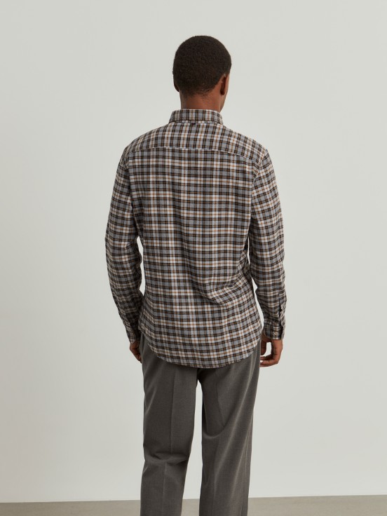 Camisa slim fit xadrez