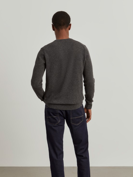 Wool blend pullover