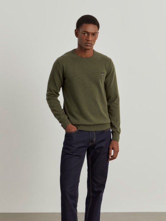 Wool blend pullover