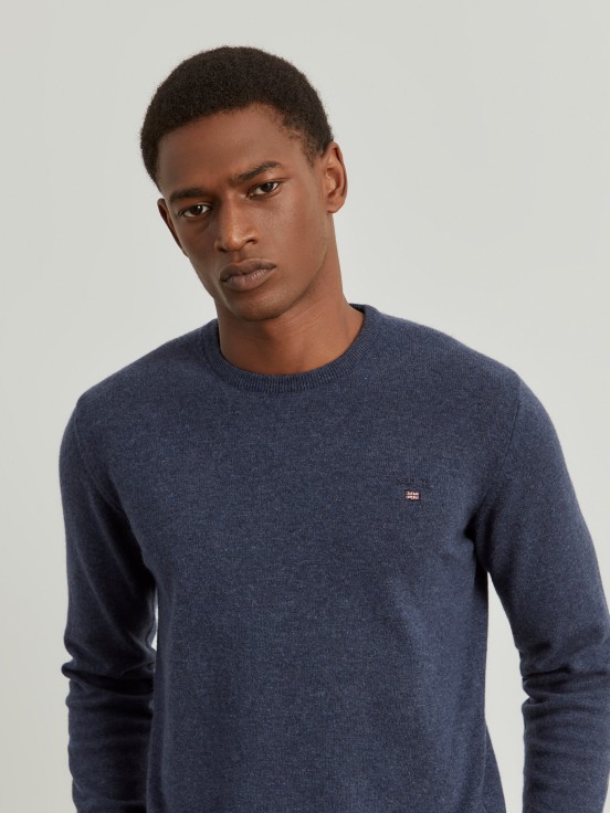 Wool blend pullover