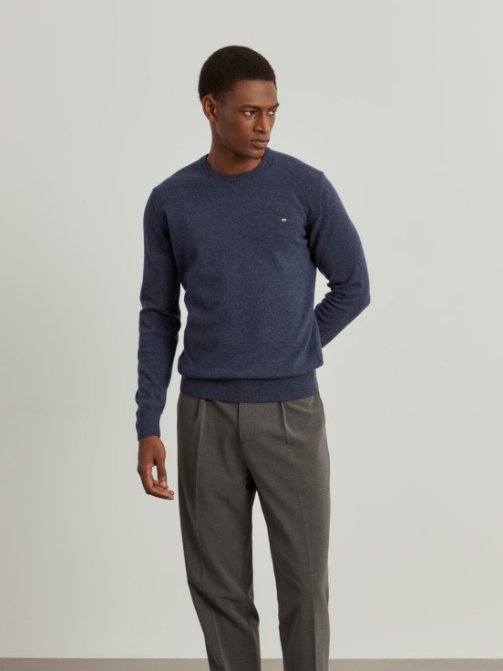 Wool blend pullover