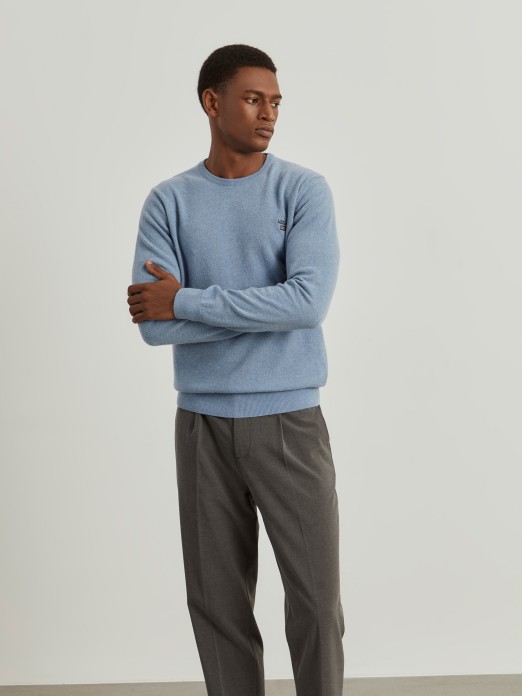 Wool blend pullover