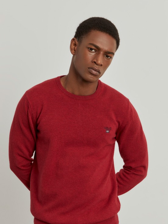 Wool blend pullover