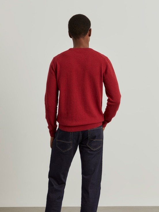 Wool blend pullover