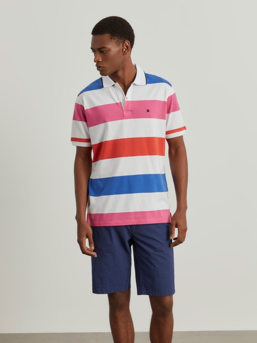 Polo riscas em algodo premium quality