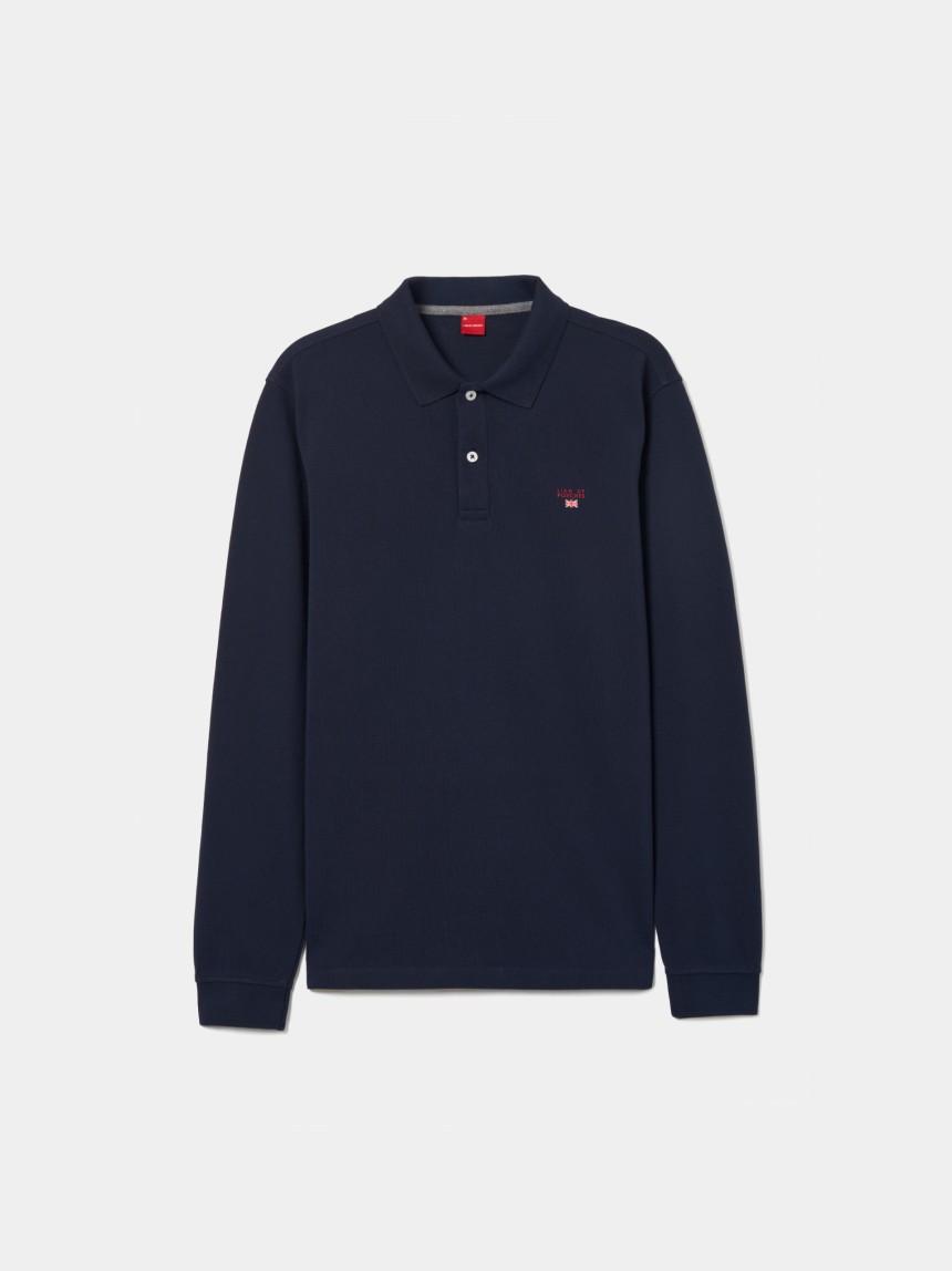 Polo manga comprida