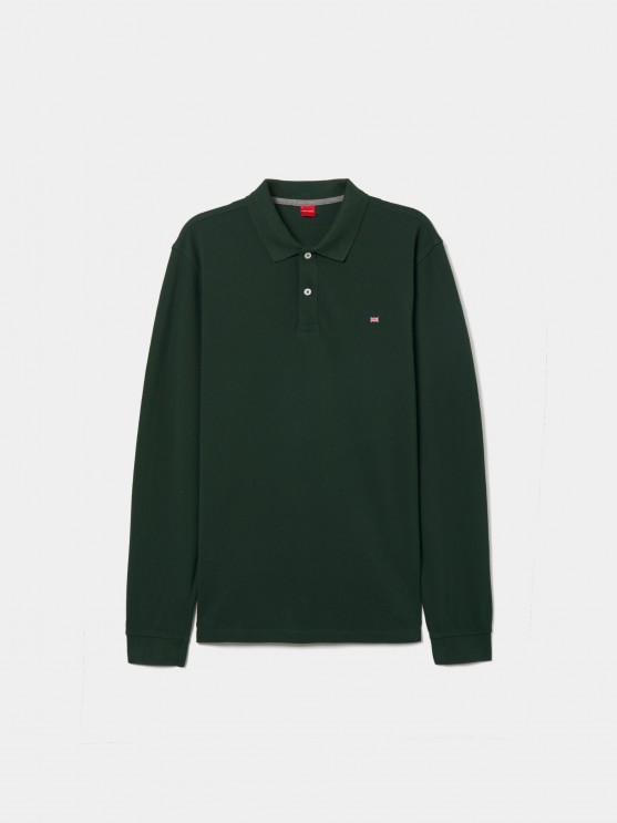 Polo manga comprida
