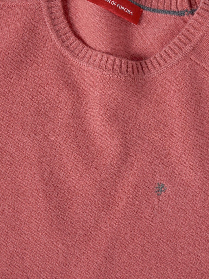 Pullover decote redondo em l�
