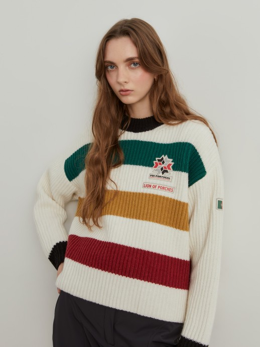Lion x FDI knitted sweater