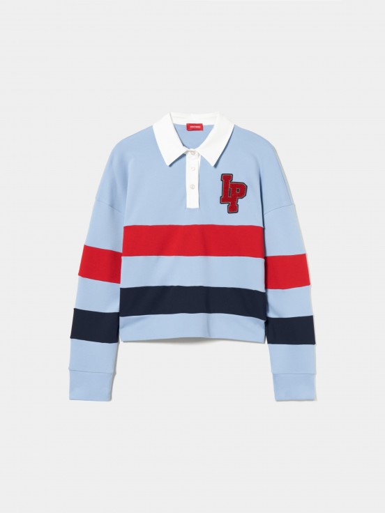 Polo manga larga rayas