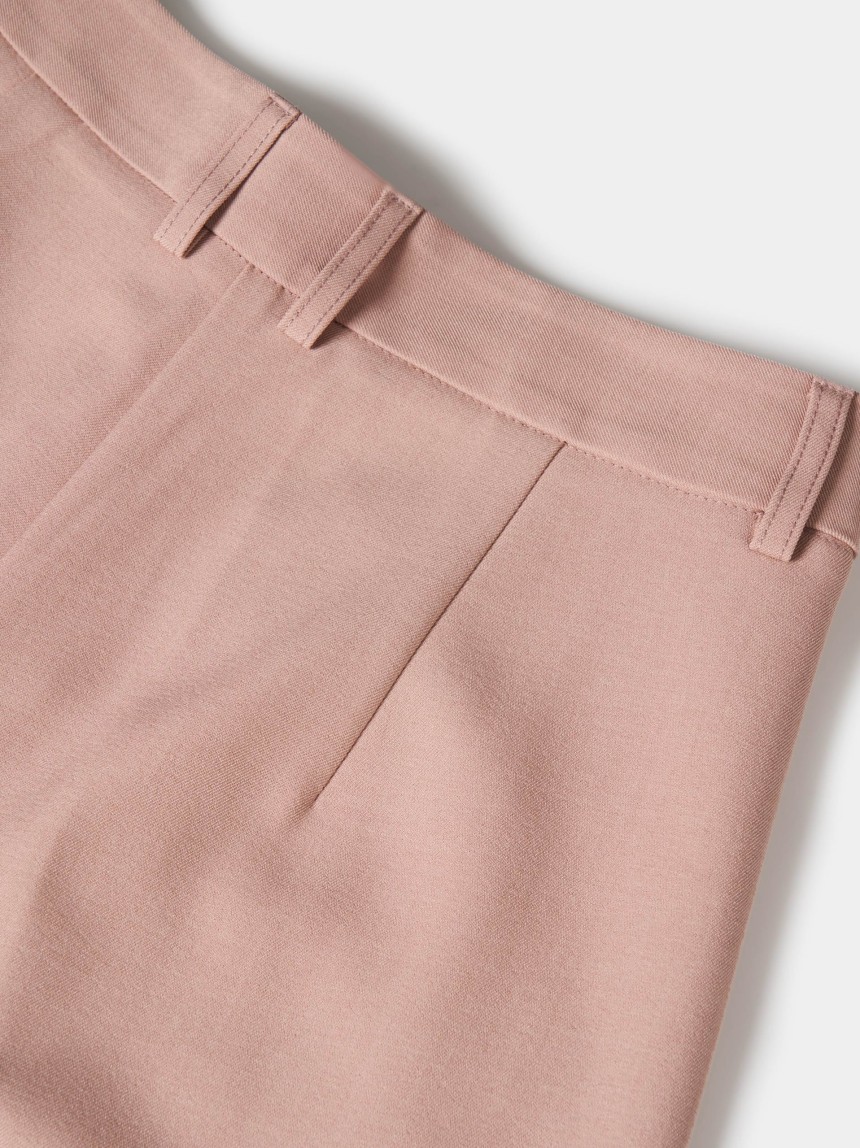 Creased palazzo trousers